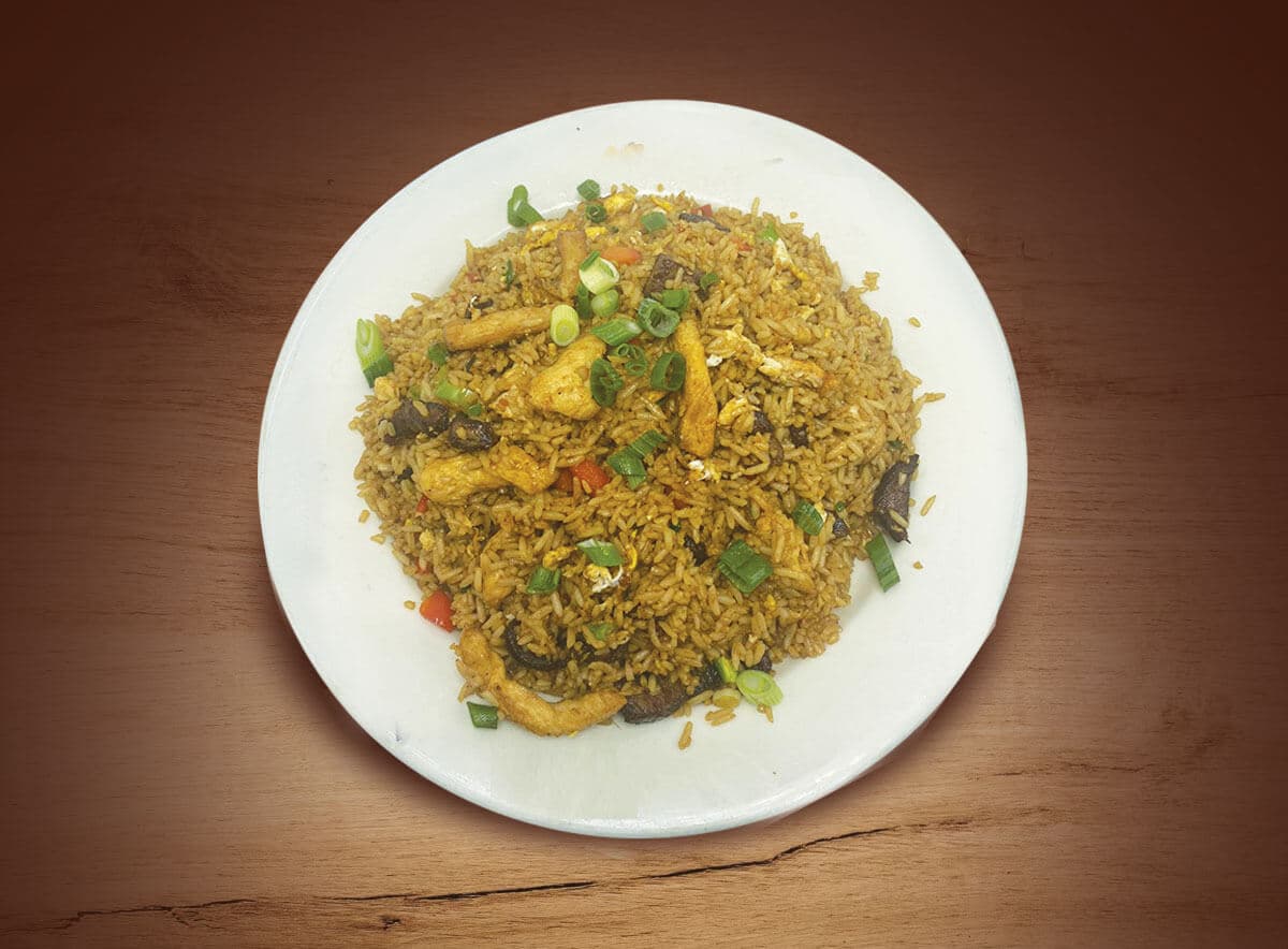 How we serve the Chaufa Mixto at our restaurant