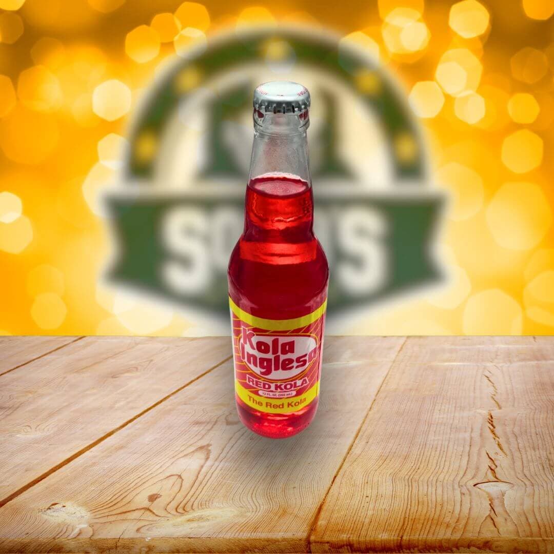 How we serve the Kola Inglesa at our restaurant