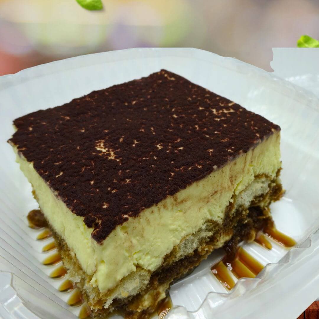 This is how we serve the Tiramisu in our restaurant